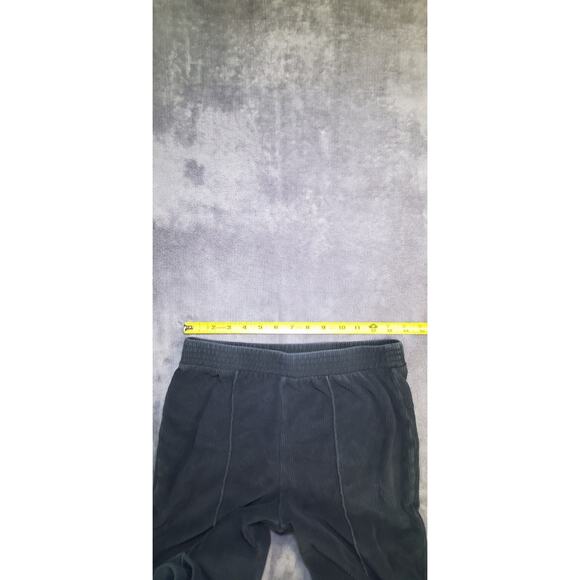 Aerie Women’s Size M Black Groove On High Waist Velour Flare C9 - Picture 4 of 9